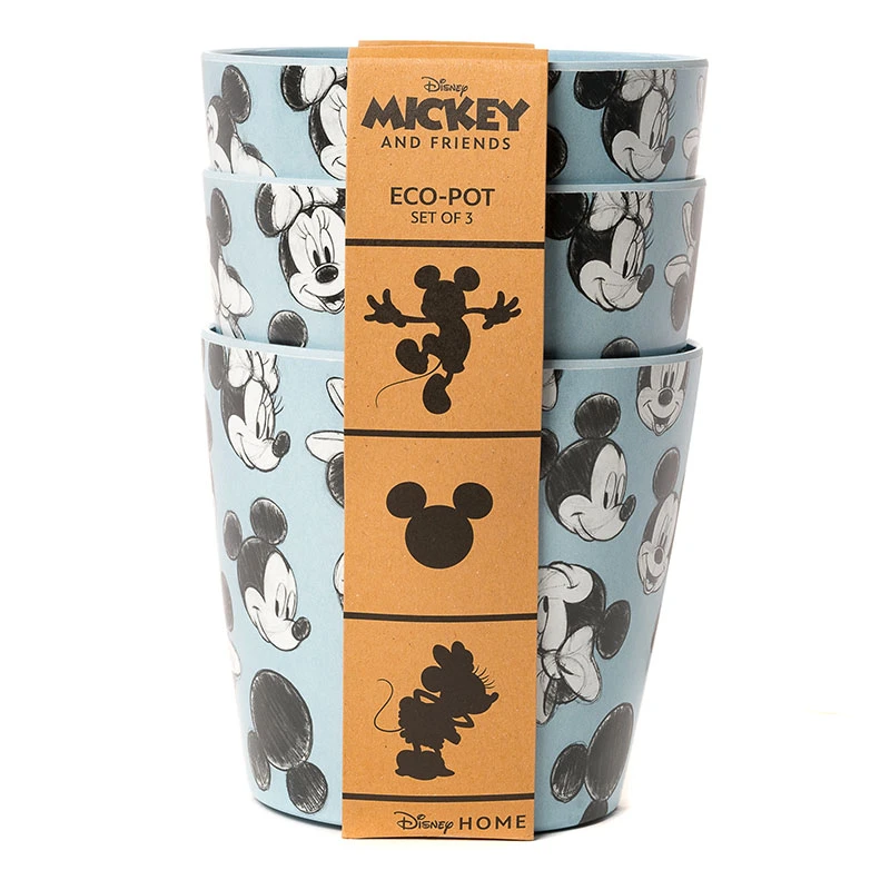 Eco Bambukruka 3-set Mickey, Blå 7 Eco Bambukruka 3-set Mickey, Blå - Image 5