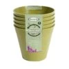 Bambukruka 15 Cm Salviagrön, 5-pack 2 Bambukruka 15 Cm Salviagrön, 5-pack -Elho Garden Shop planteringskruka i bambu 15 cm salviagron